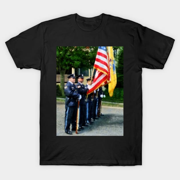 Police - Police Color Guard T-Shirt by SusanSavad